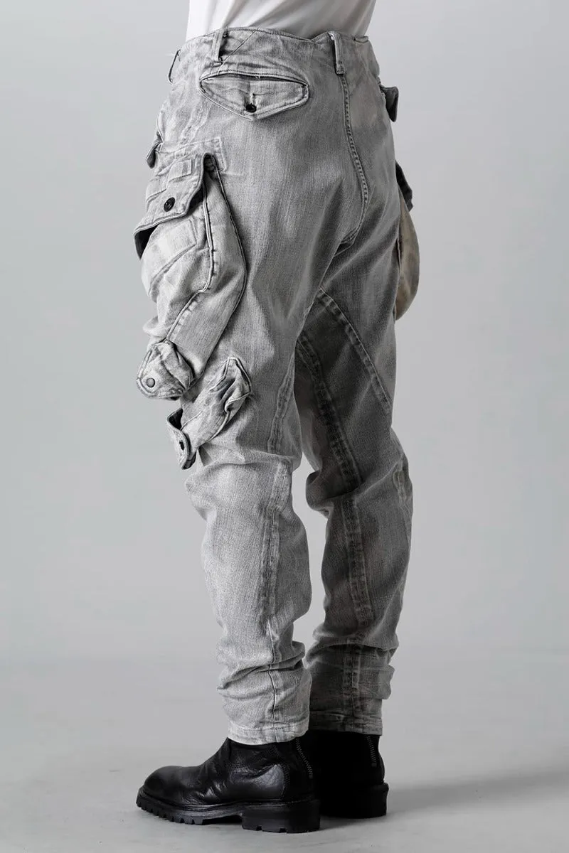10.5oz Stretch Denim Gas Mask Cargo Pants