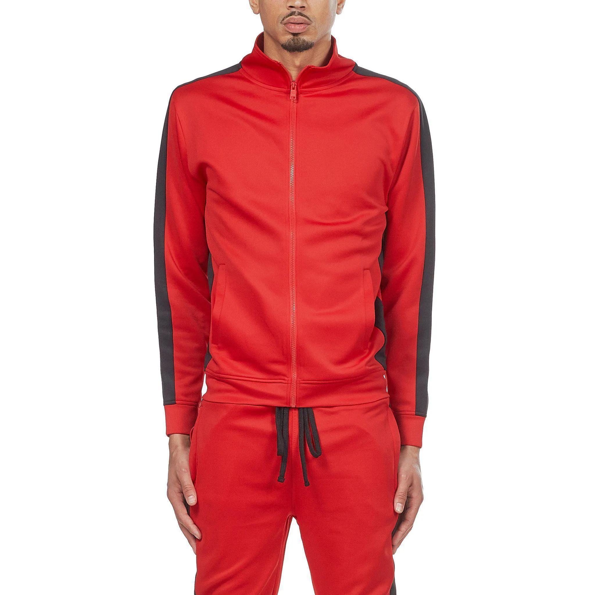 501 Track Jacket - Red/Black