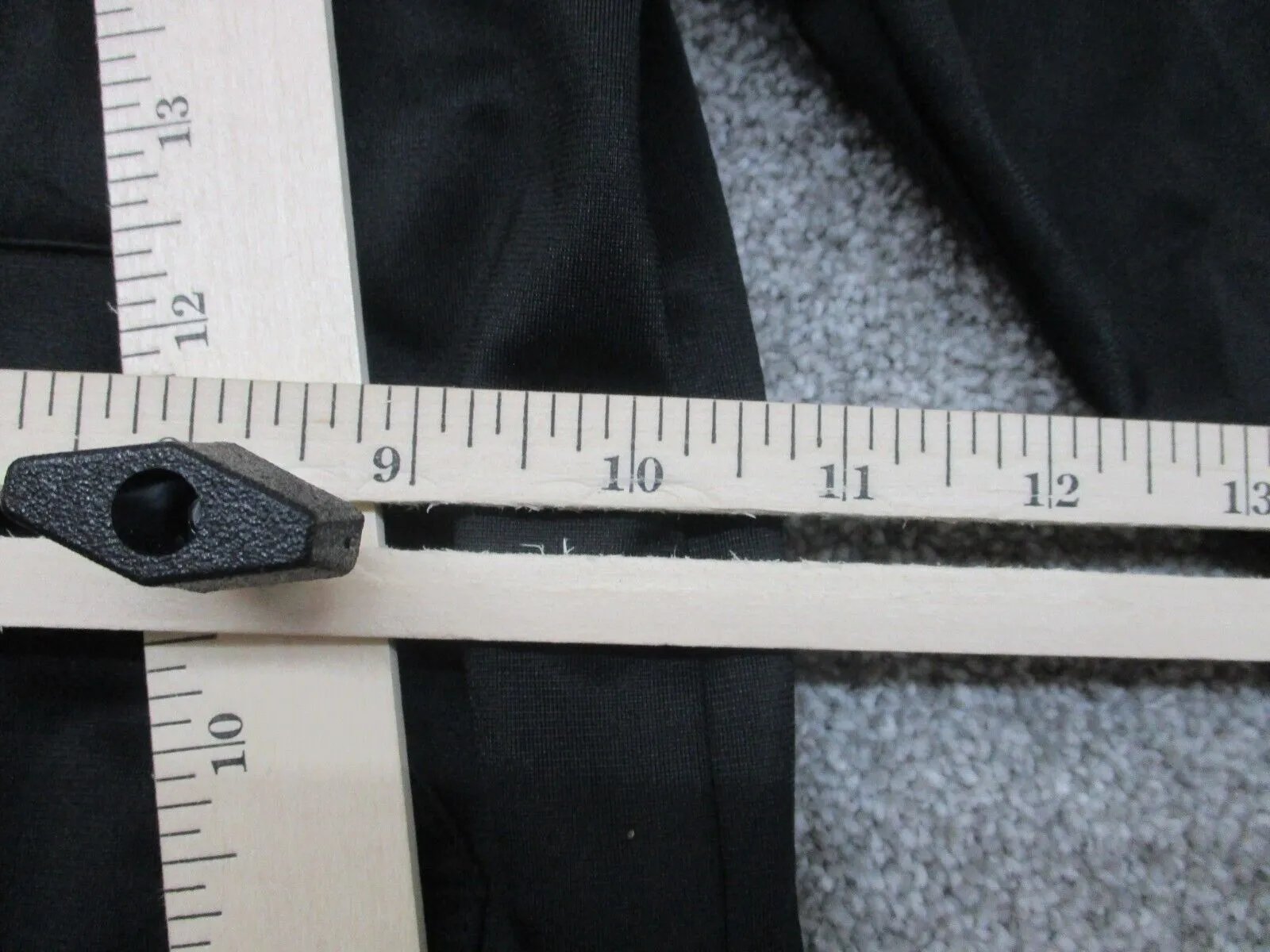 Adidas 3 Stripe Track Jacket Kids Boys Size 12M Black Long Sleeves Full Zip Up