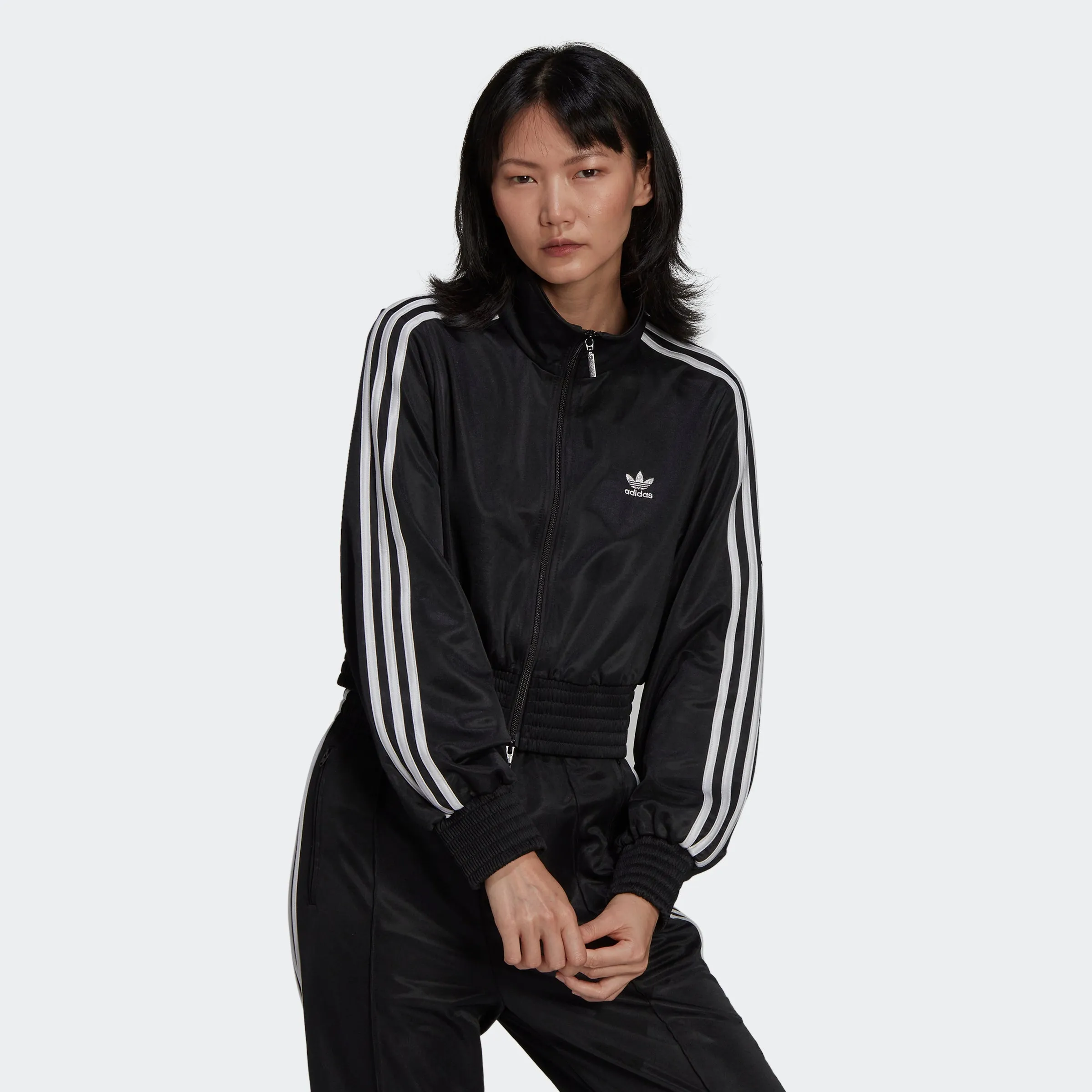adidas Originals ADICOLOR CLASSICS HIGH-SHINE Track Top | Black | Women's