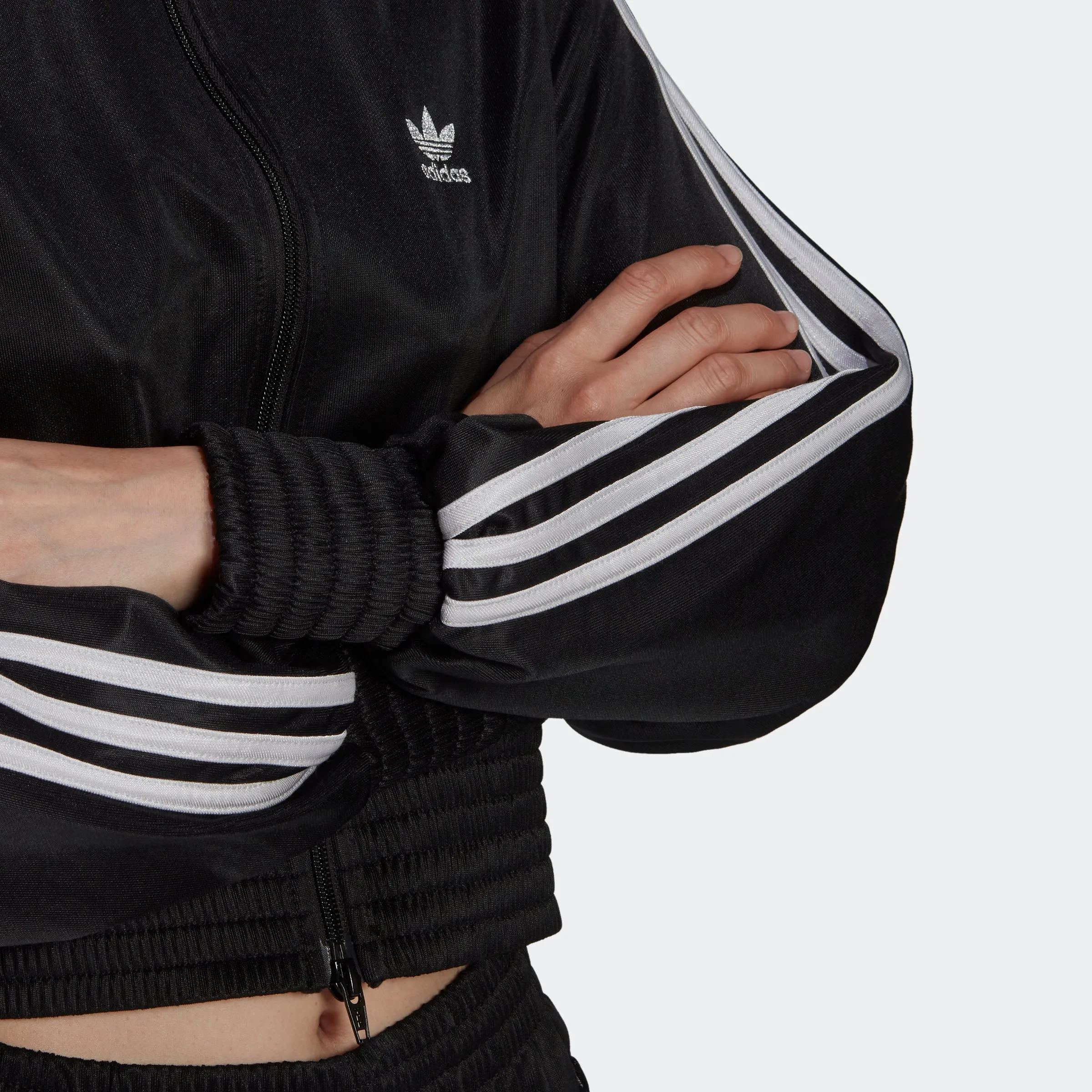 adidas Originals ADICOLOR CLASSICS HIGH-SHINE Track Top | Black | Women's