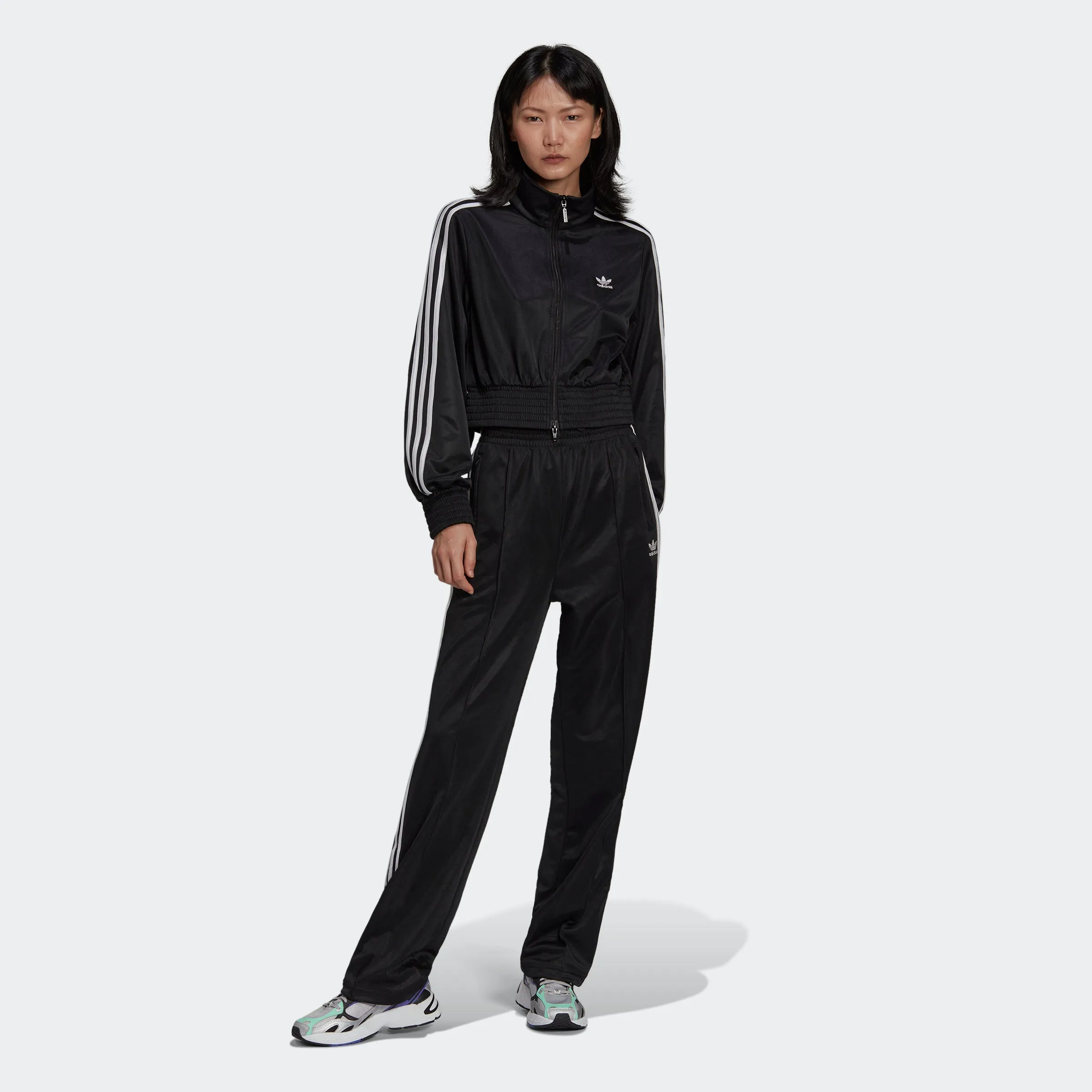 adidas Originals ADICOLOR CLASSICS HIGH-SHINE Track Top | Black | Women's
