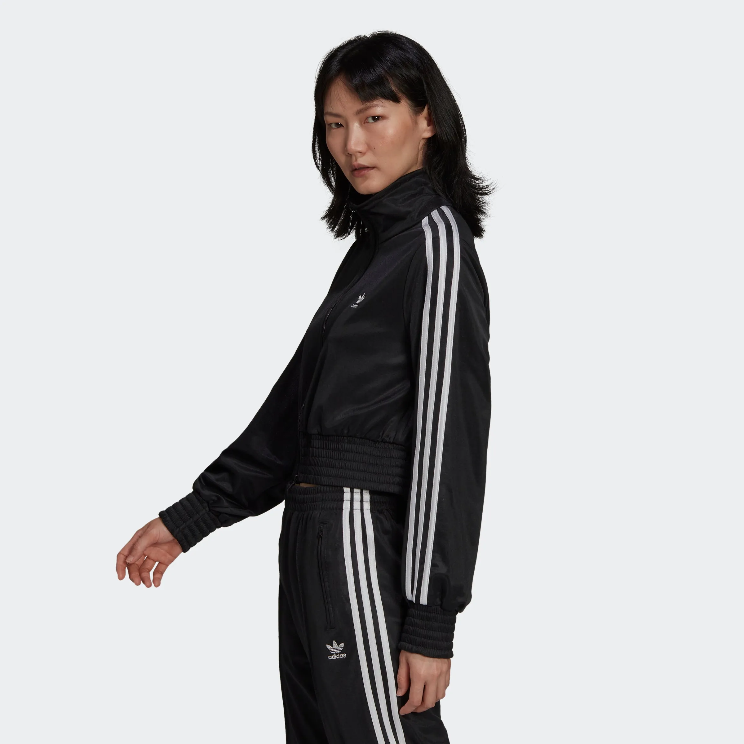 adidas Originals ADICOLOR CLASSICS HIGH-SHINE Track Top | Black | Women's