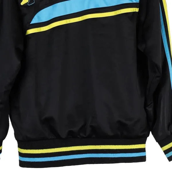 Age 10-12 Kappa Spellout Track Jacket - Large Black Polyester