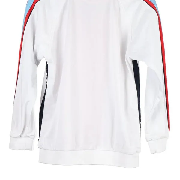 Age 11-12 Champion Spellout Track Jacket - Large White Polyester
