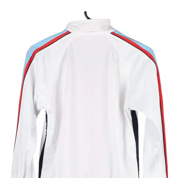 Age 11-12 Champion Spellout Track Jacket - Large White Polyester
