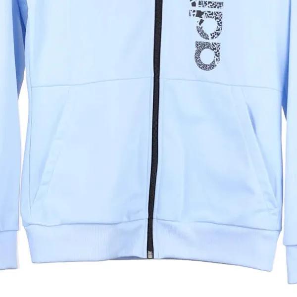 Age14-15 Adidas Spellout Track Jacket - XL Blue Polyester