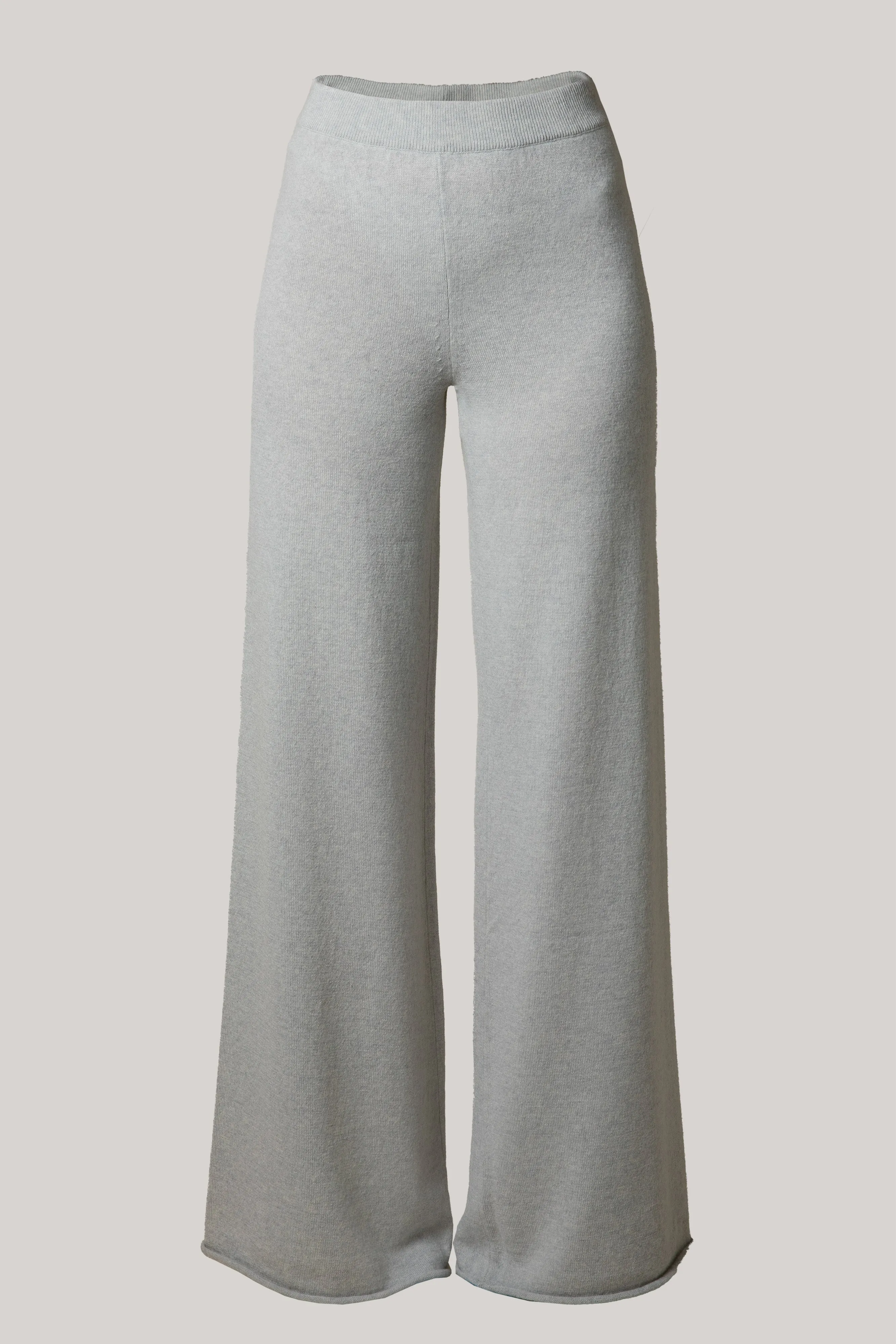 Akeem Cashmere Wide-Leg Pants In Pumice