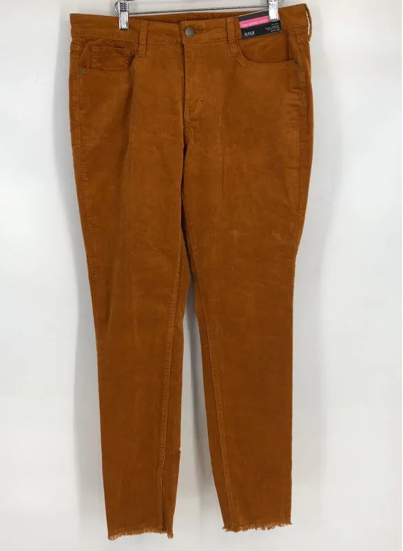 A.N.A Women's Brown Corduroy Trouser Pants - Size 12