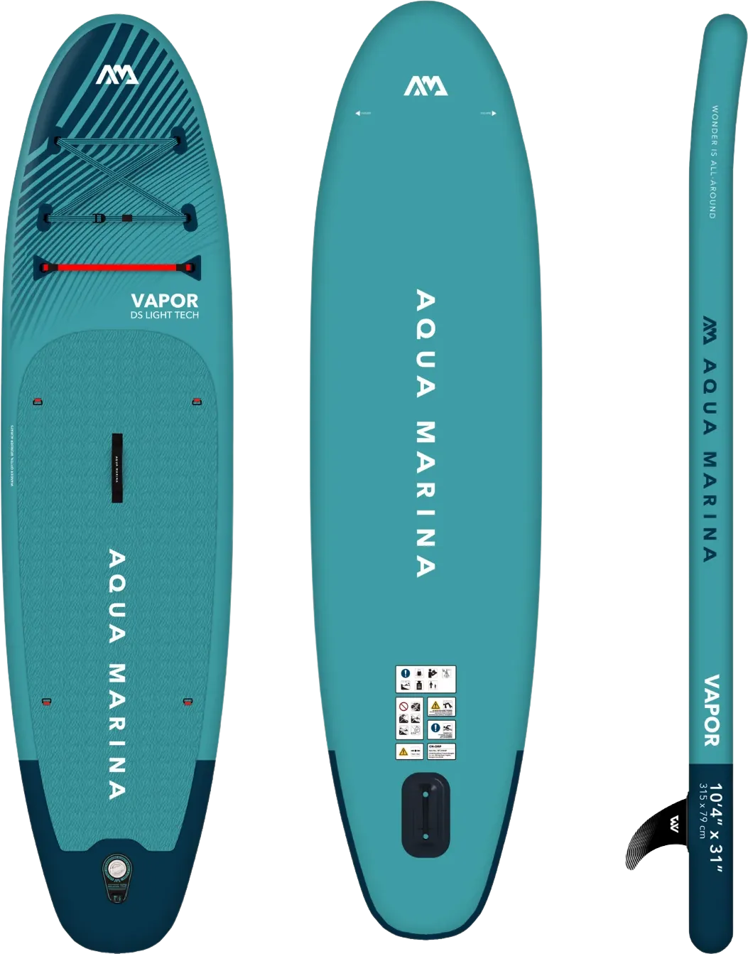 Aqua Marina BT-23VAP Vapor 10'4" Inflatable Stand Up Paddle Board All-Around Series New