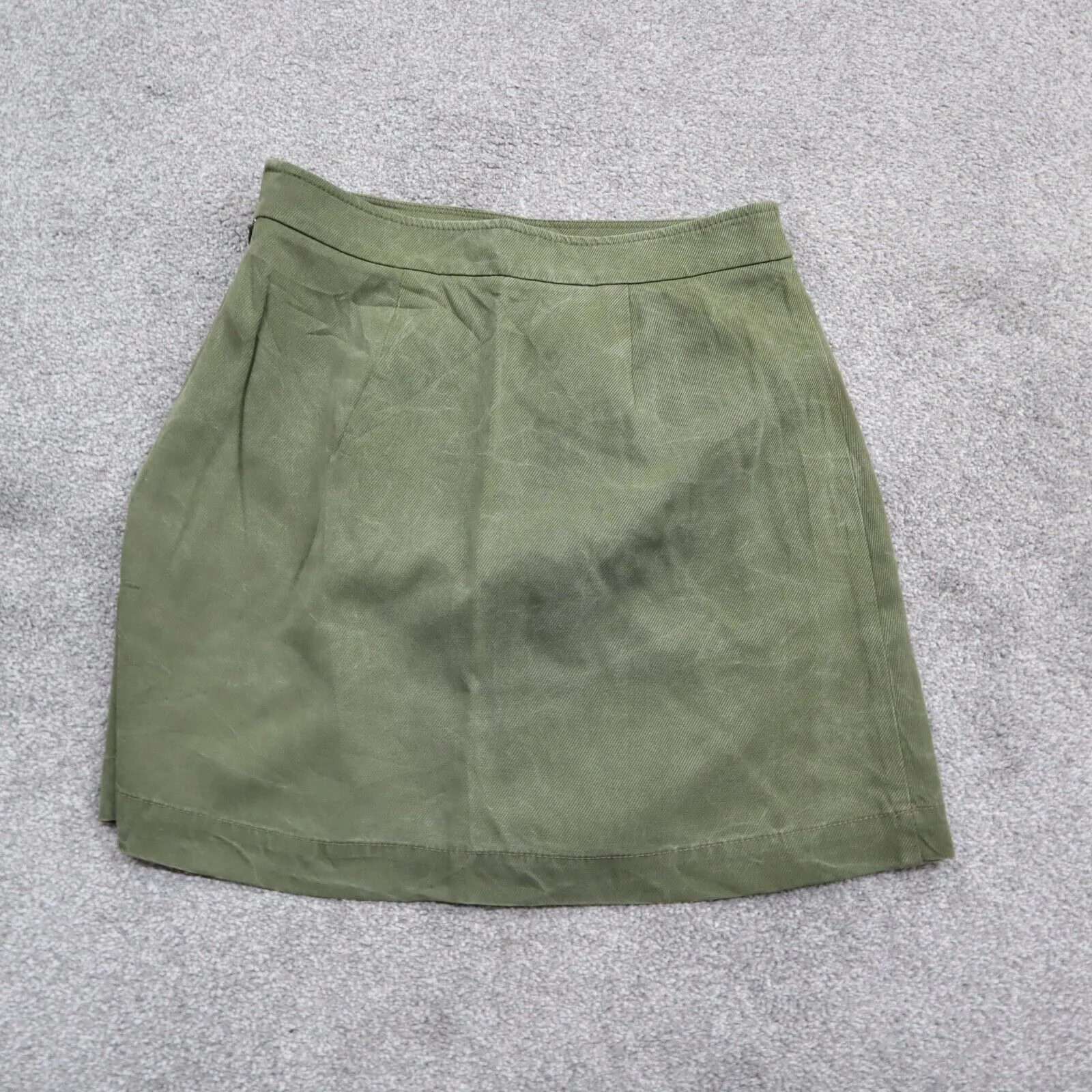 Banana Republic Womens Straight & Pencil Skirts Button Pull On Green Size 0