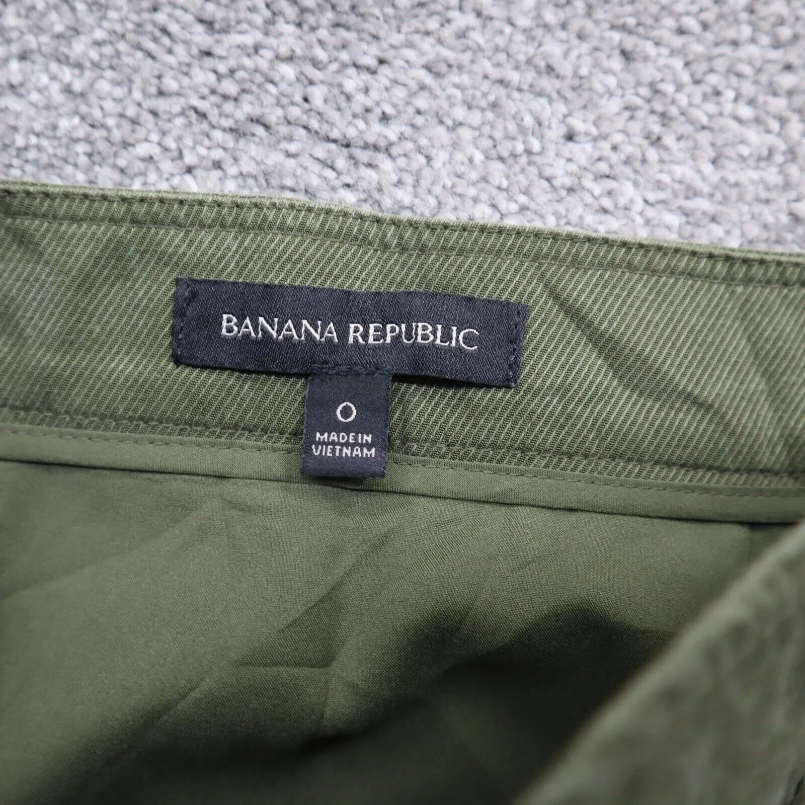 Banana Republic Womens Straight & Pencil Skirts Button Pull On Green Size 0