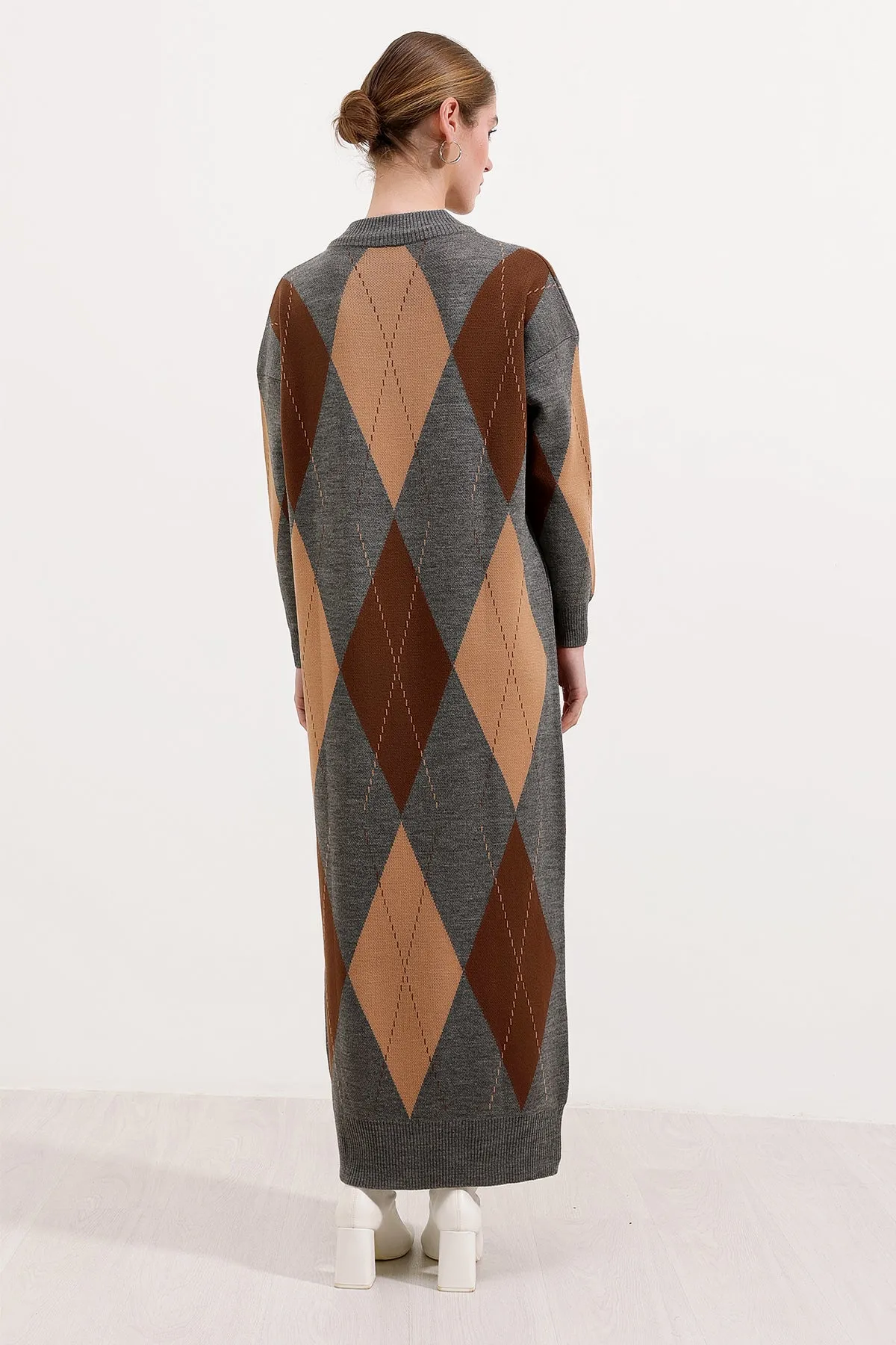 BGD Women Knit Dress - Dark Gray - Avondale
