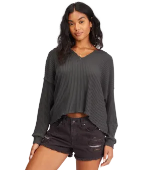 Billabong So Easy L/S Shirt-Off Black
