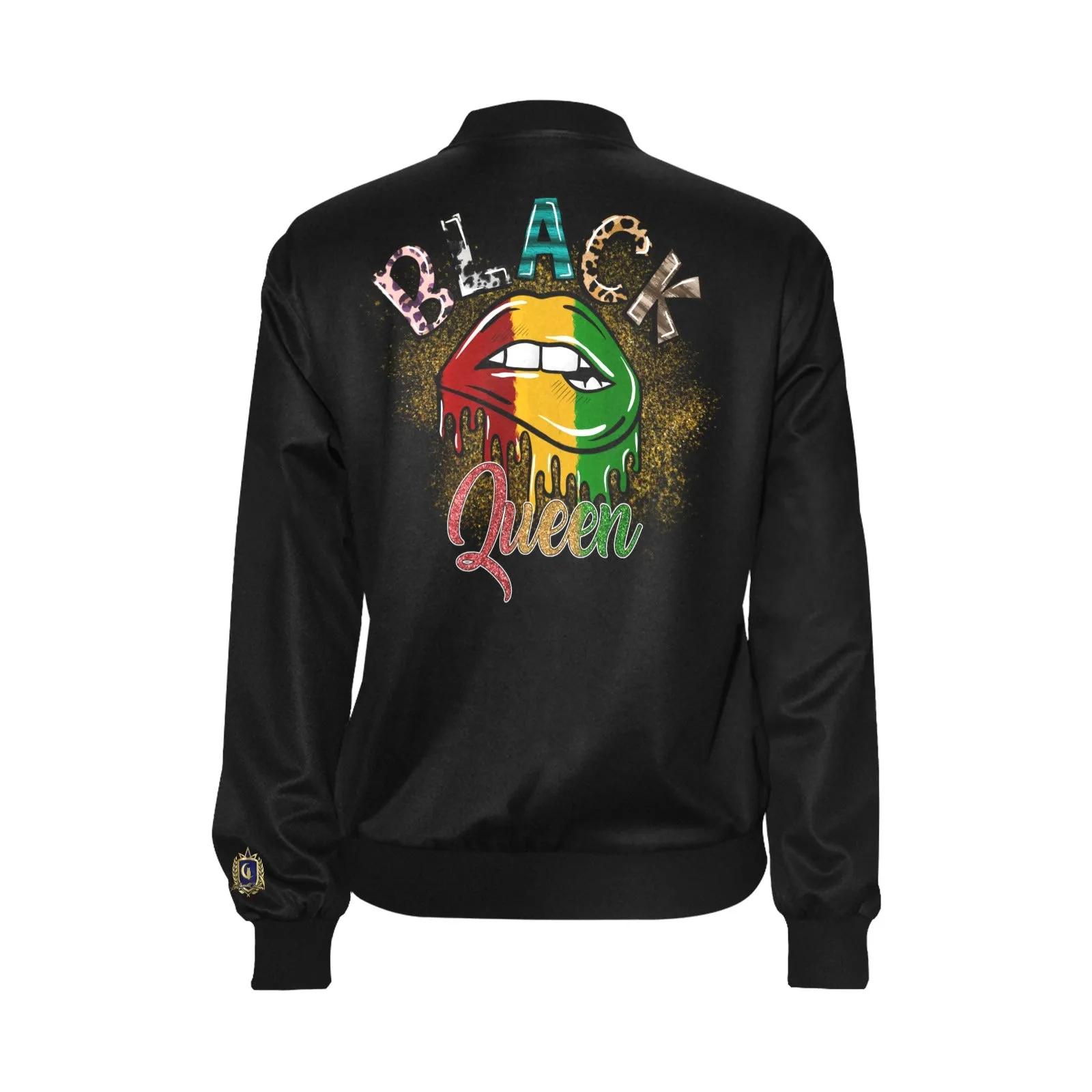 Blacc Queen Bomber Jacket for Women (Model