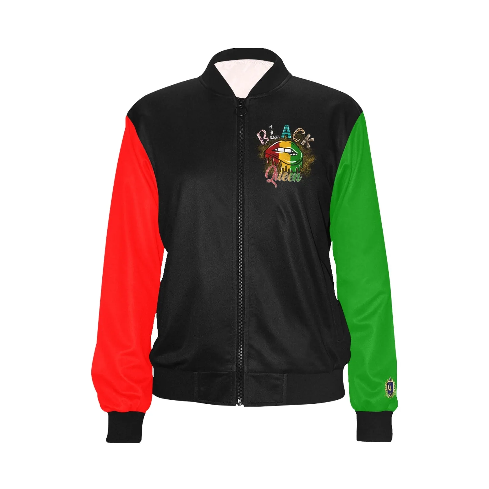 Blacc Queen Bomber Jacket for Women (Model