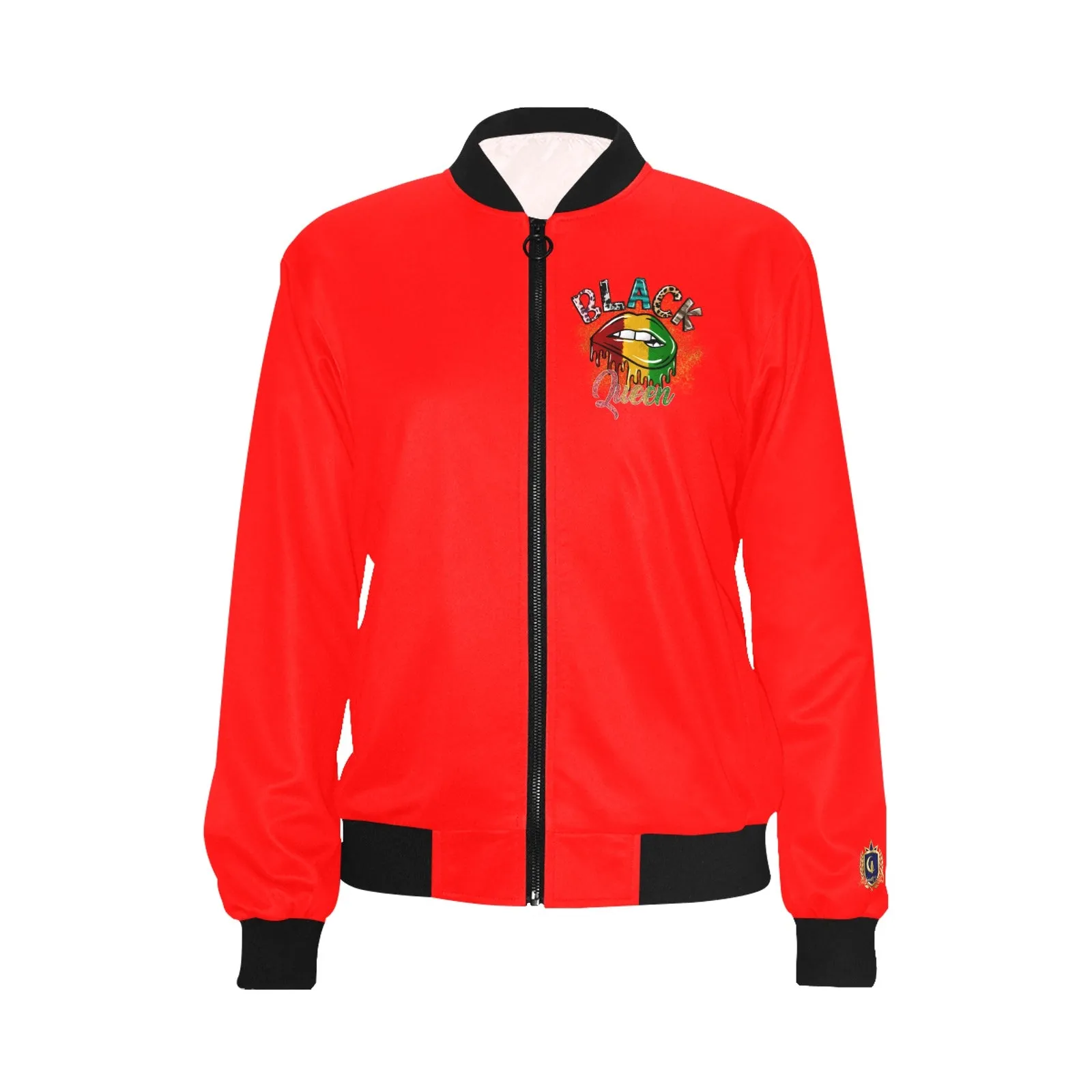 Blacc Queen Bomber Jacket for Women (Model
