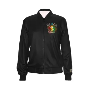 Blacc Queen Bomber Jacket for Women (Model
