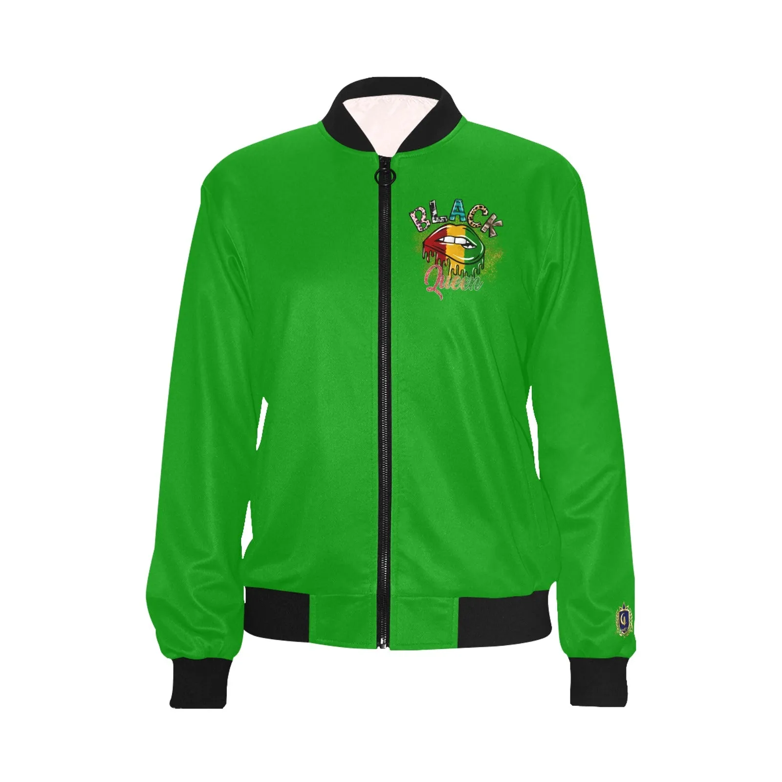 Blacc Queen Bomber Jacket for Women (Model
