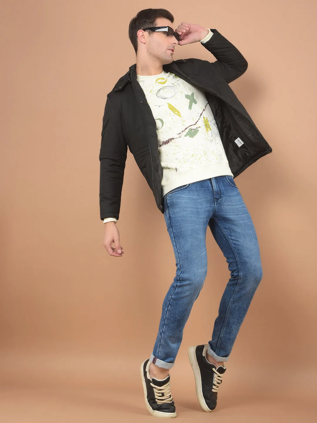 Black Hooded Jacket