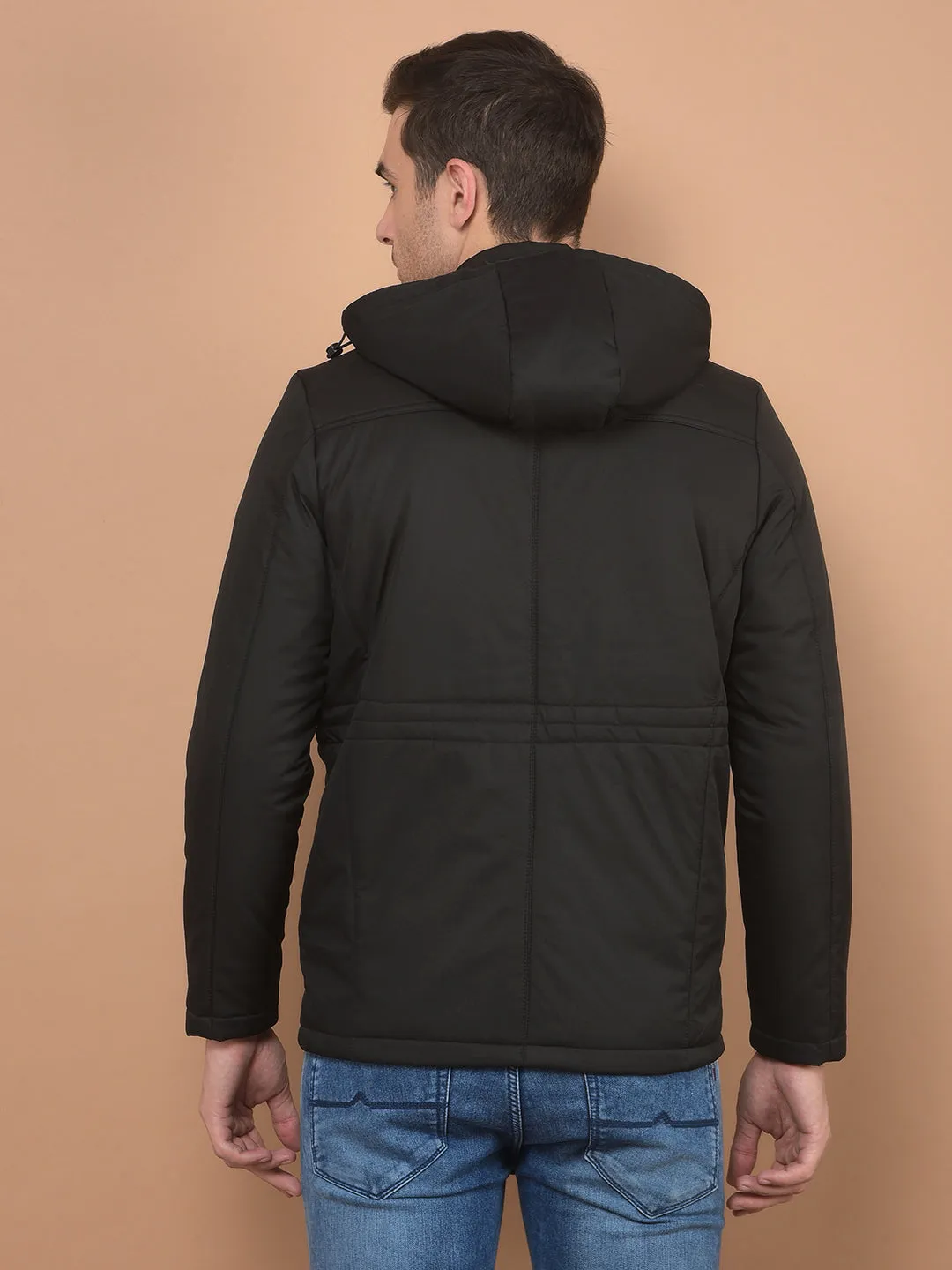 Black Hooded Jacket