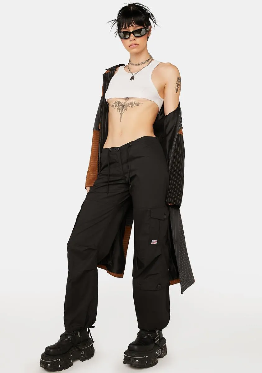 Black Monica Wind Pants