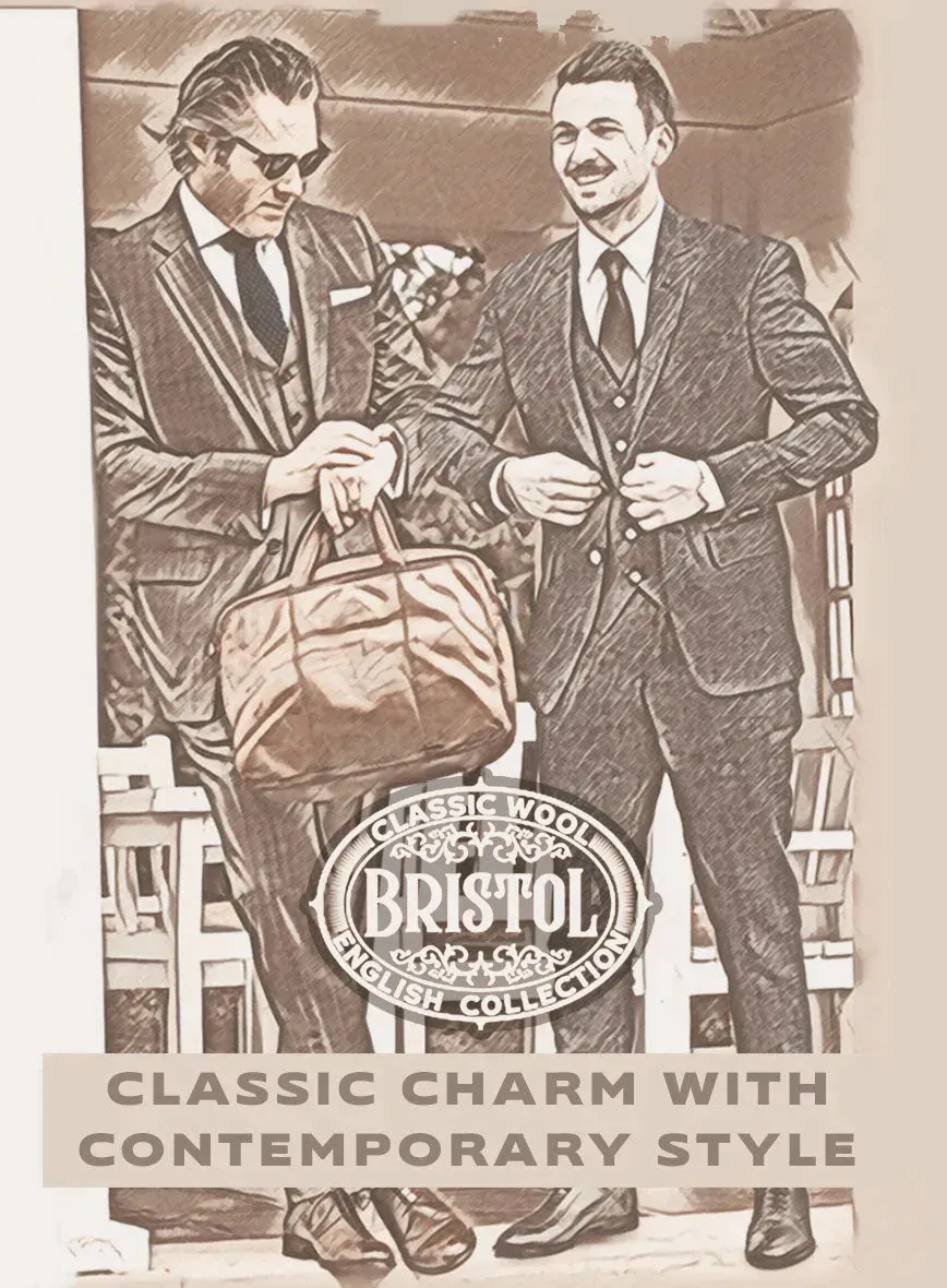 Bristol Sevea Gray Checks Pants