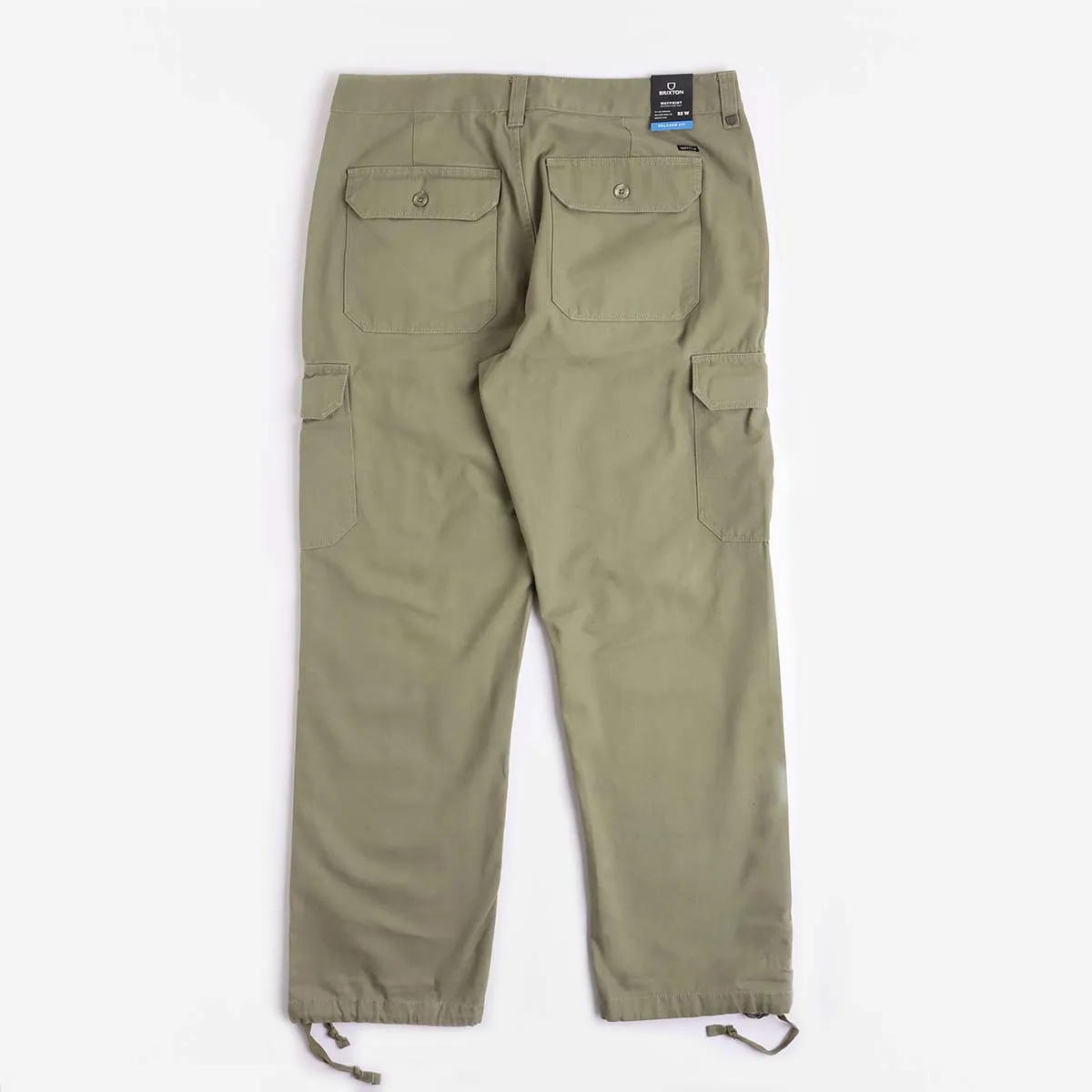 BRIXTON WAYPOINT TWILL CARGO PANT OLIVE SURPLUS