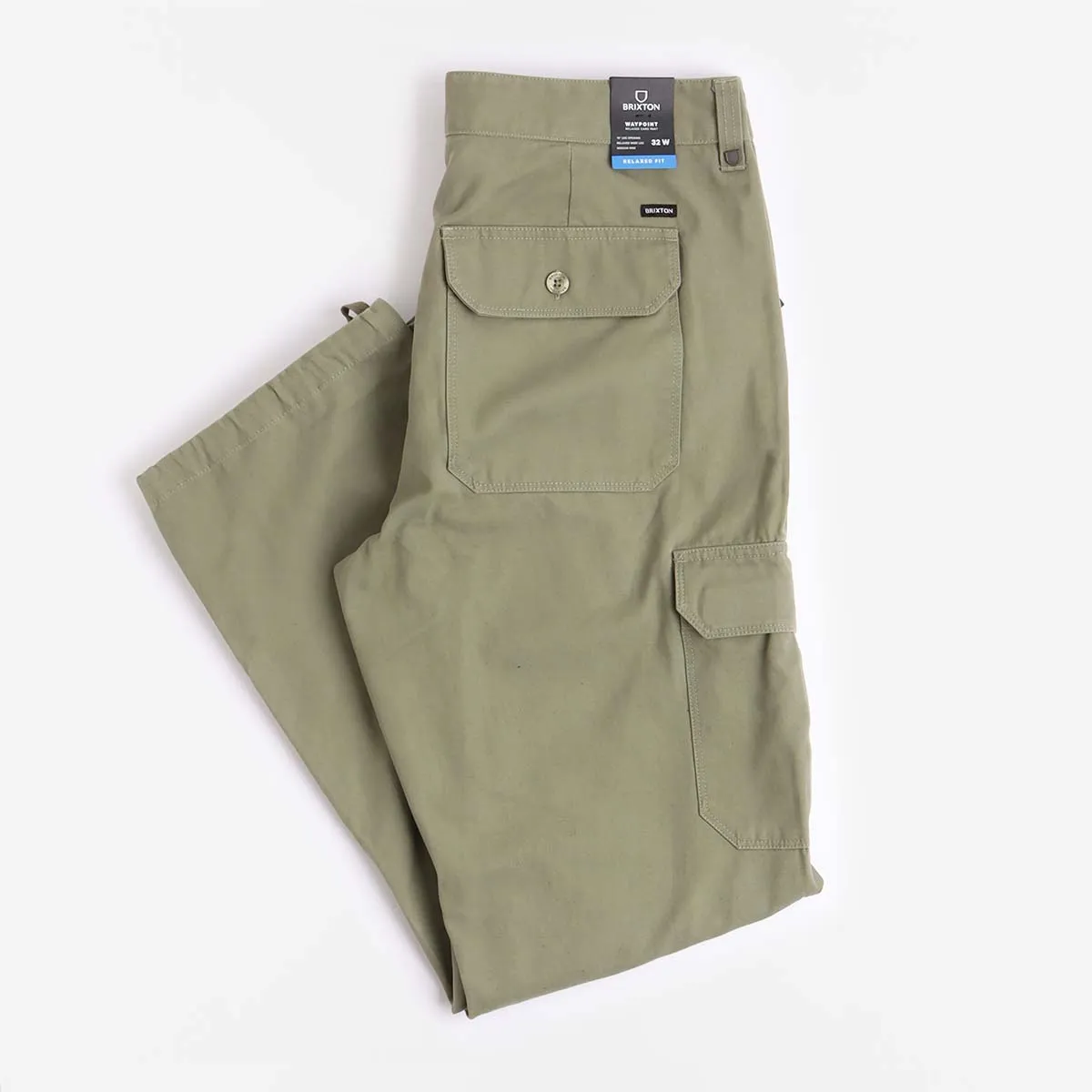 BRIXTON WAYPOINT TWILL CARGO PANT OLIVE SURPLUS