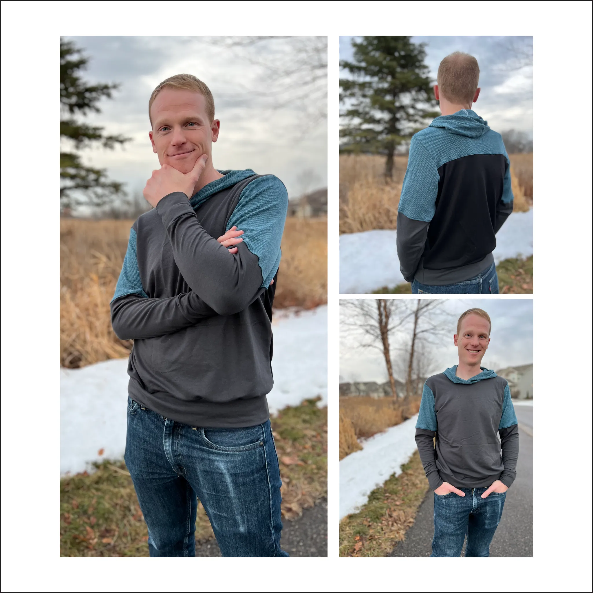 BUNDLE Hoodsport Hoodie | Baby to Adult Sizes | Beginner Level Sewing Pattern