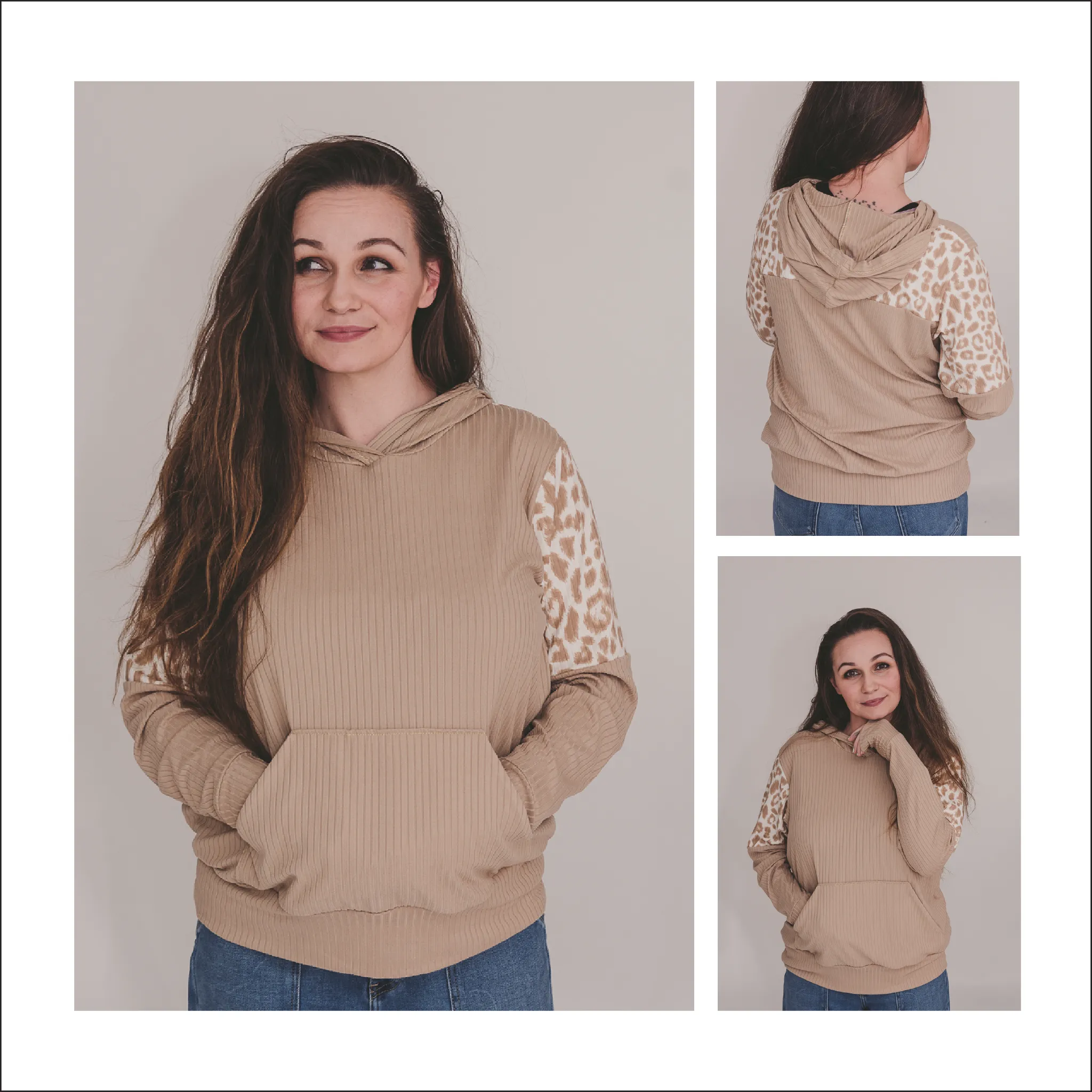 BUNDLE Hoodsport Hoodie | Baby to Adult Sizes | Beginner Level Sewing Pattern