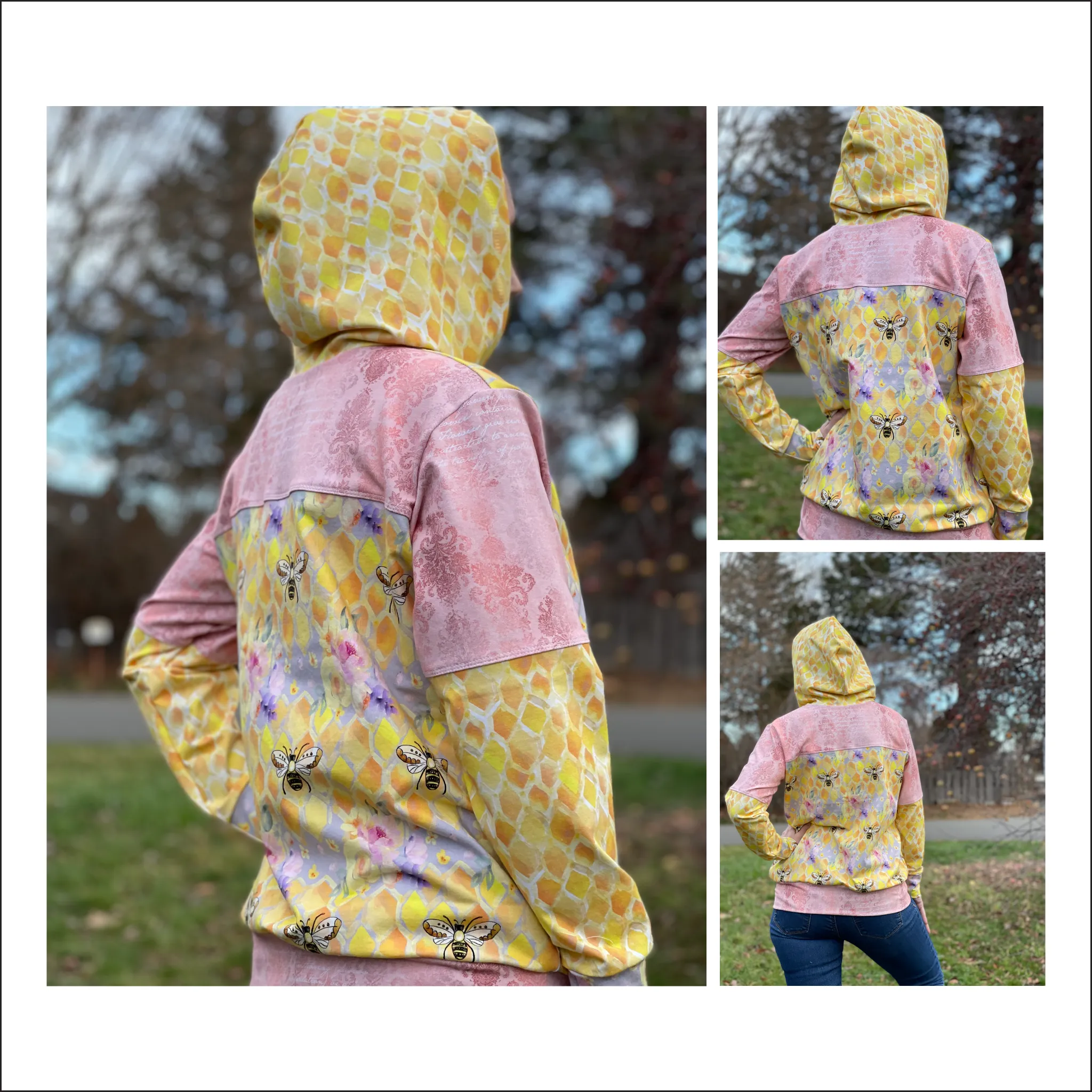 BUNDLE Hoodsport Hoodie | Baby to Adult Sizes | Beginner Level Sewing Pattern