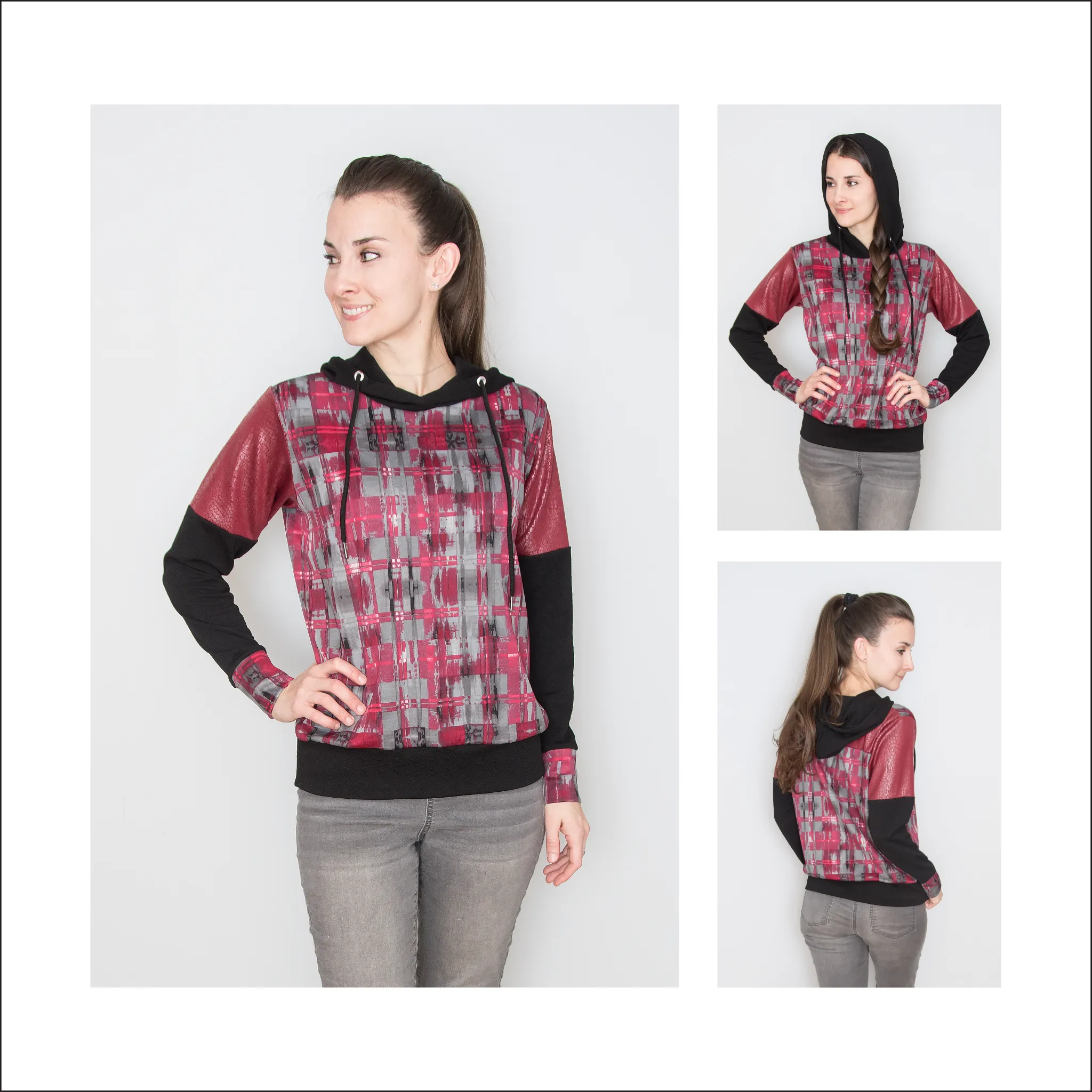 BUNDLE Hoodsport Hoodie | Baby to Adult Sizes | Beginner Level Sewing Pattern