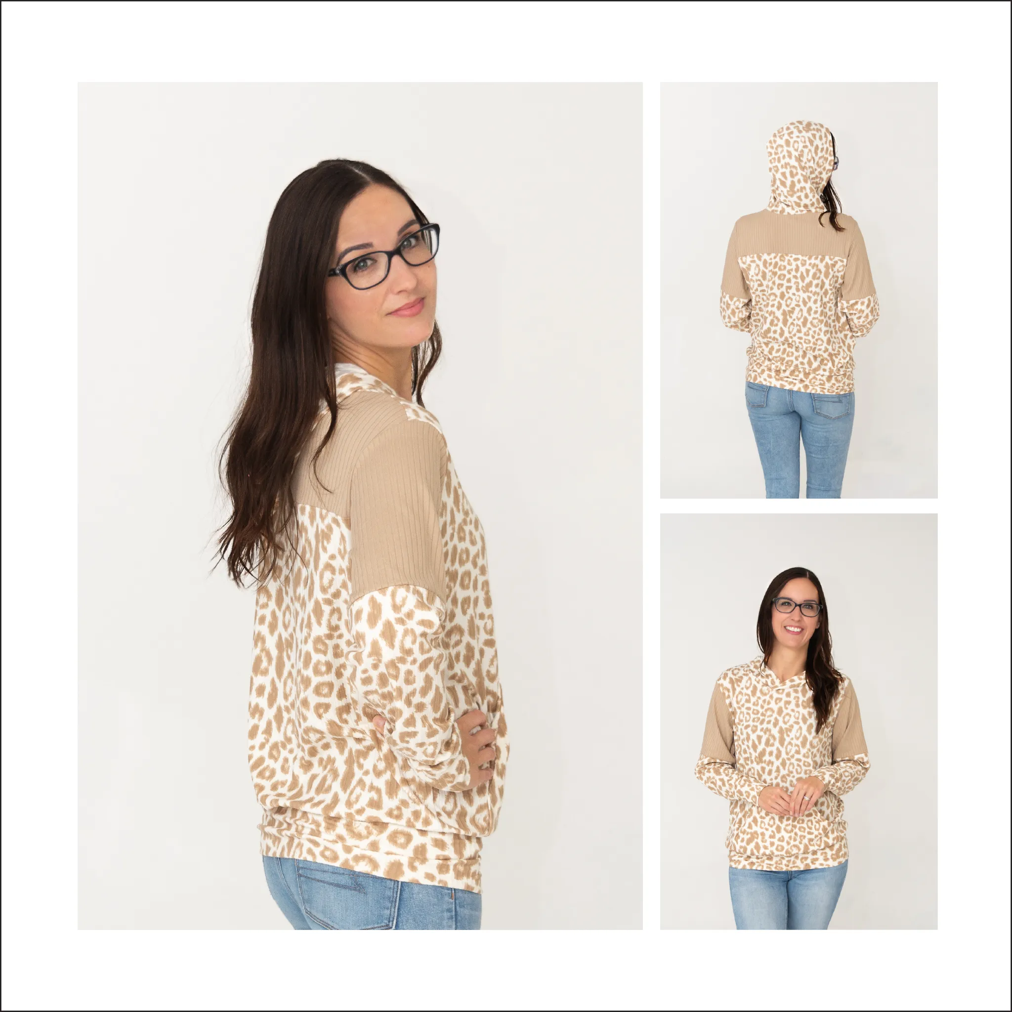 BUNDLE Hoodsport Hoodie | Baby to Adult Sizes | Beginner Level Sewing Pattern