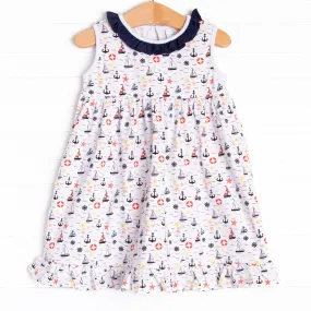 Captain Cute Dress, Navy