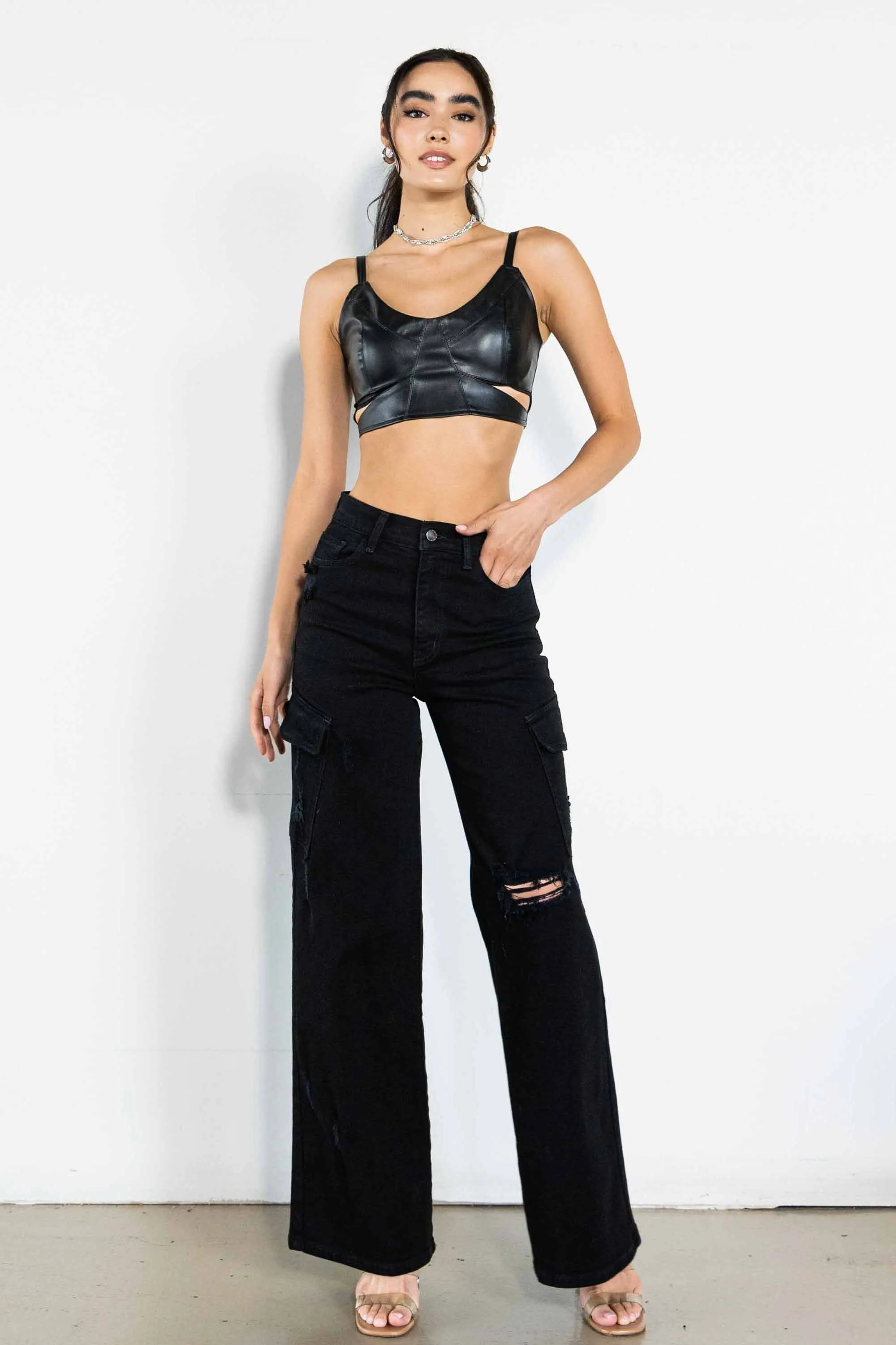 Cargo Wide Jeans