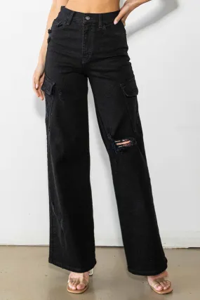 Cargo Wide Jeans