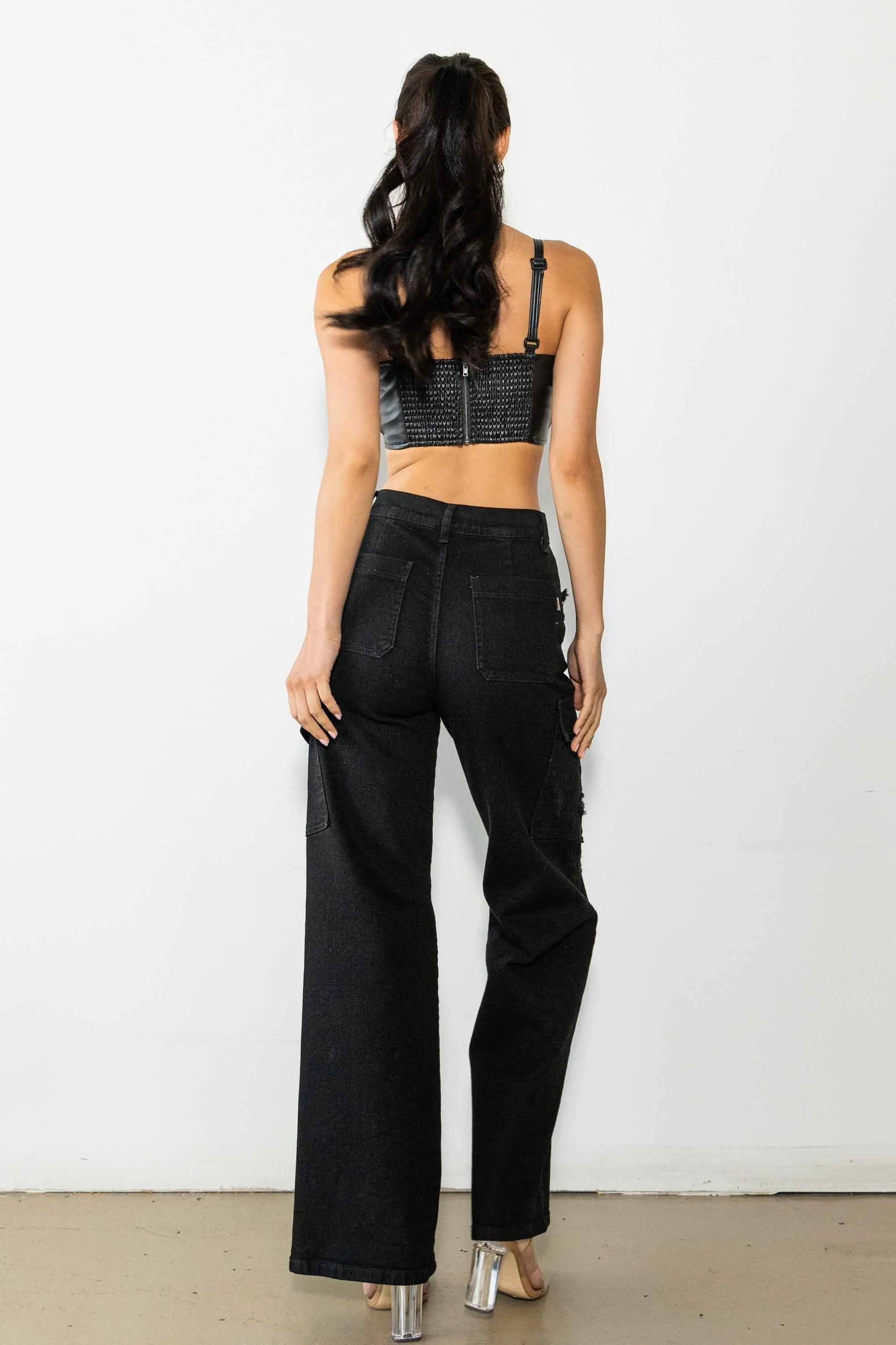 Cargo Wide Jeans