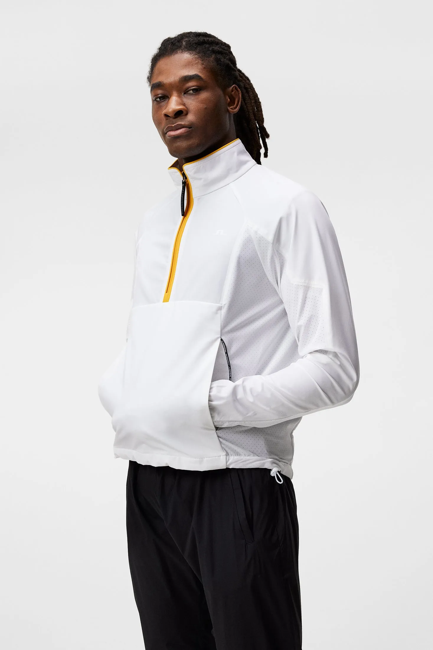 Cash Track Top / White