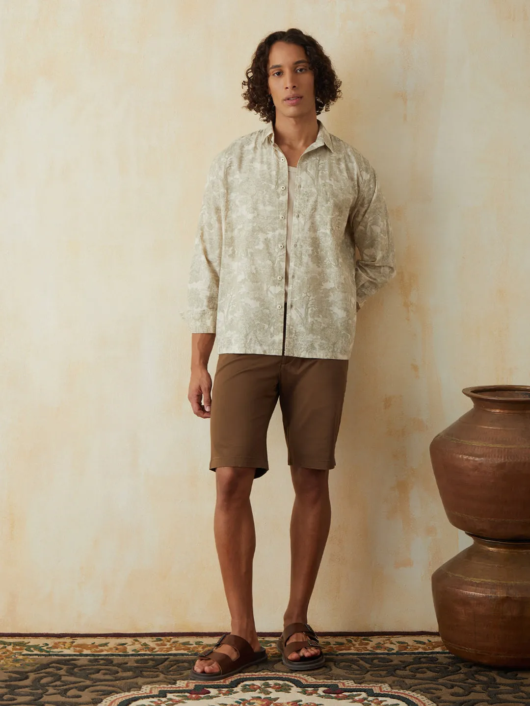 Citrus Printed Resort Shirt