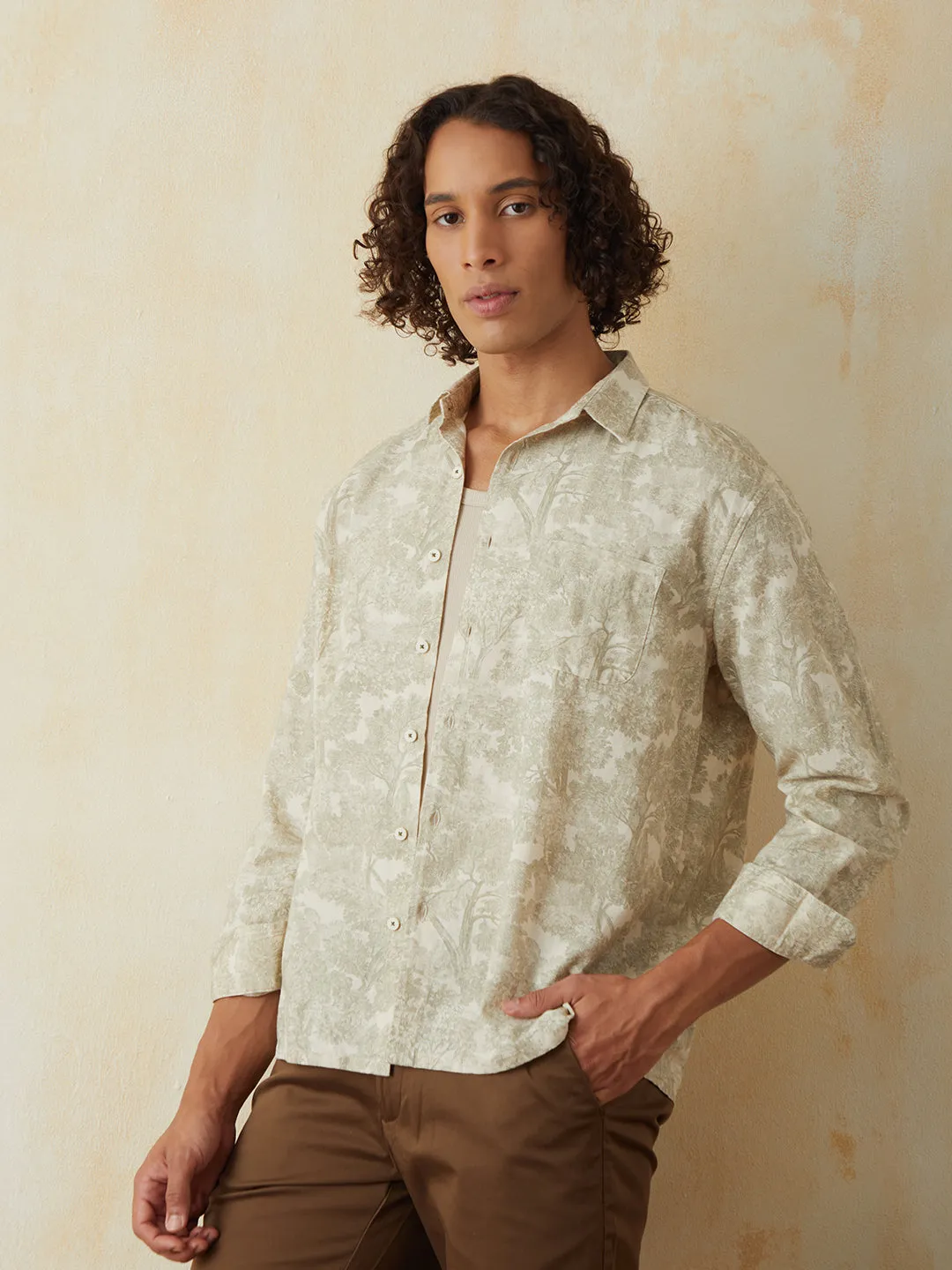 Citrus Printed Resort Shirt
