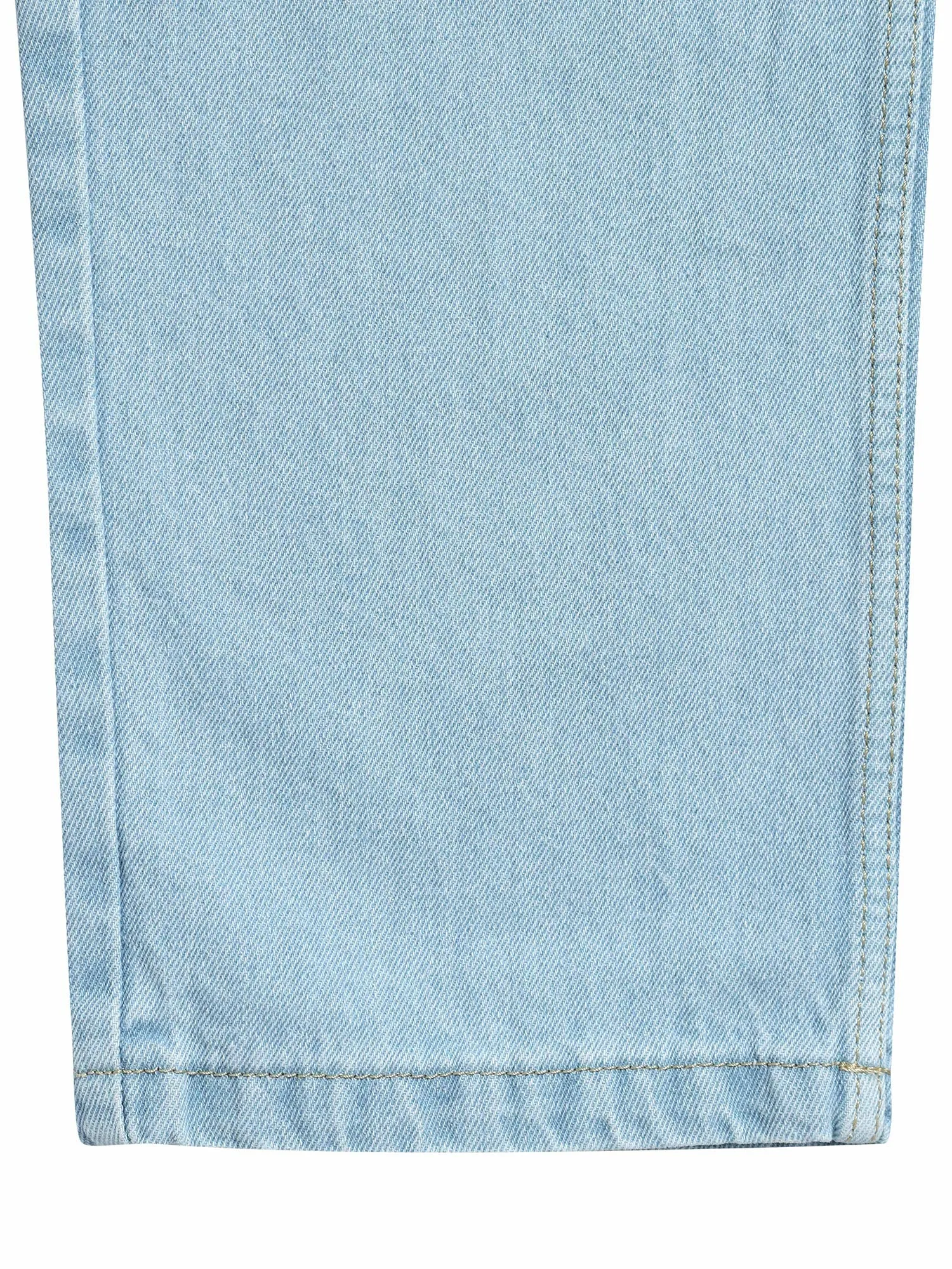 Classic Relaxed Light Blue Denim Cargo