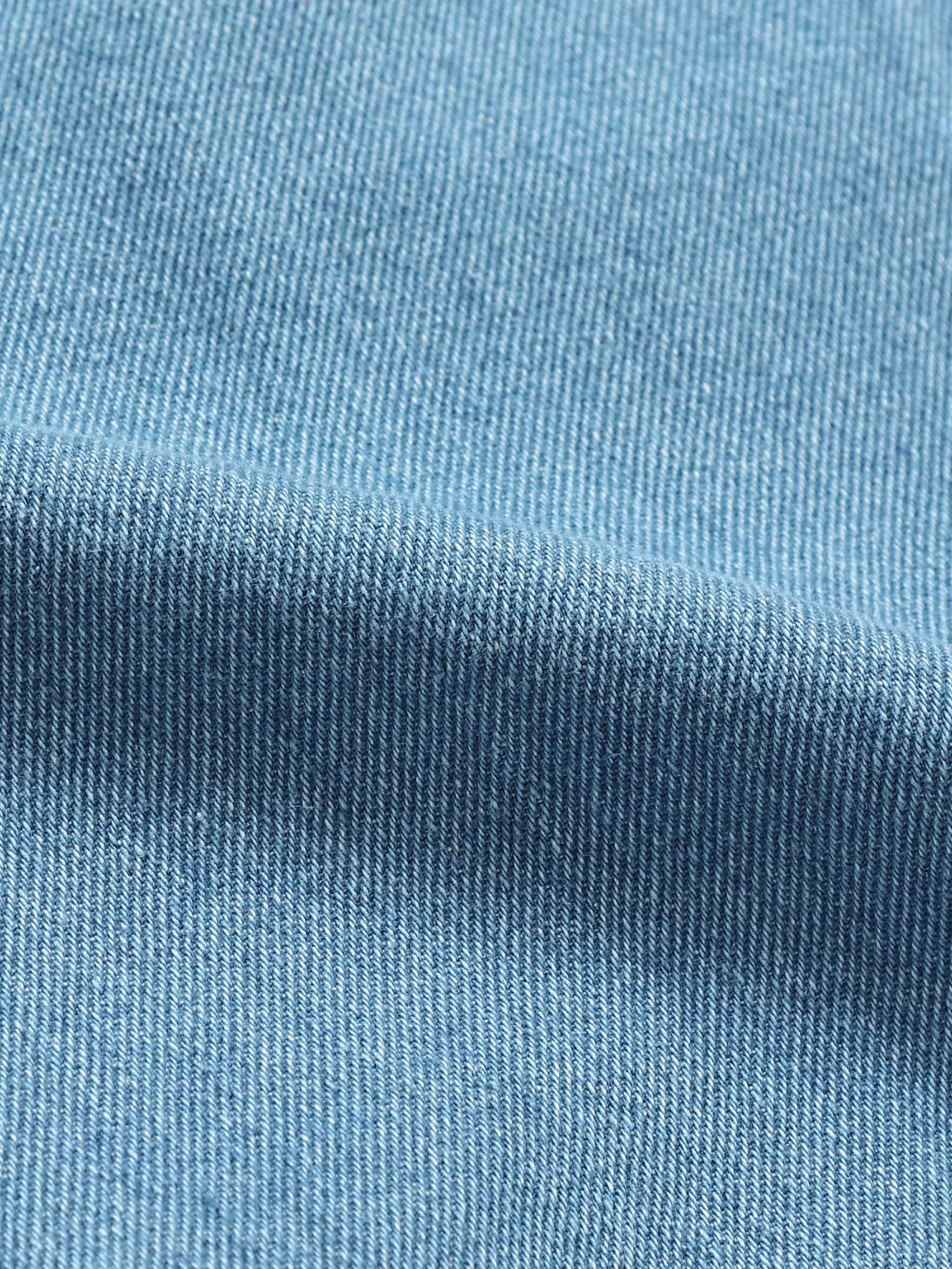 Classic Relaxed Light Blue Double Cargo Denim