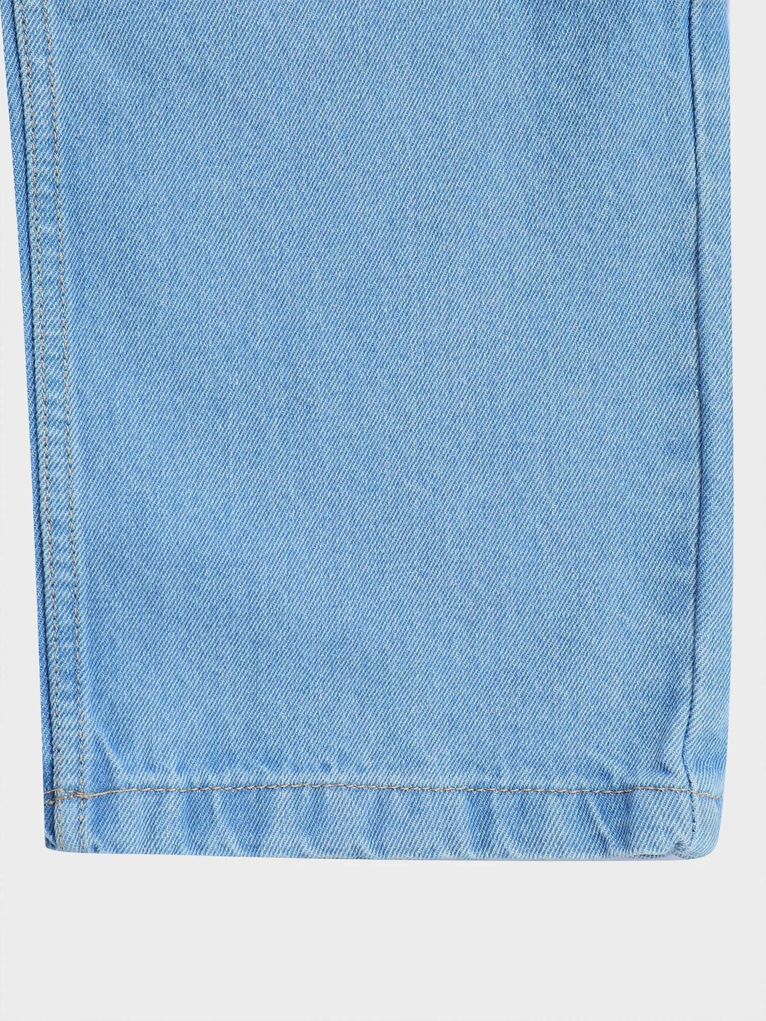 Classic Relaxed Mid Blue Denim Cargo