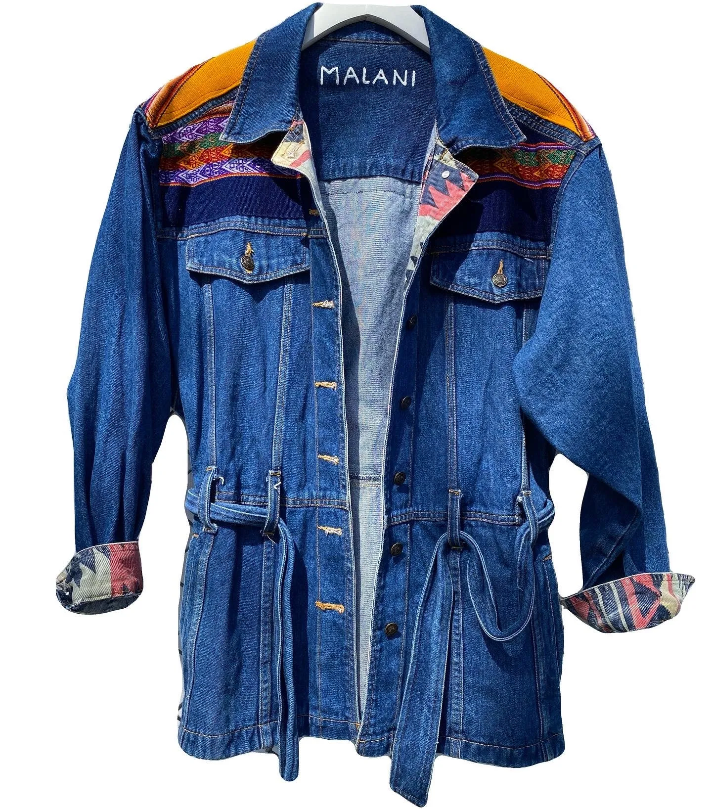 Coat Style Denim Jacket