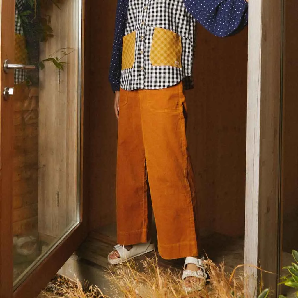 Corduroy Carpenter Pants - Mustard