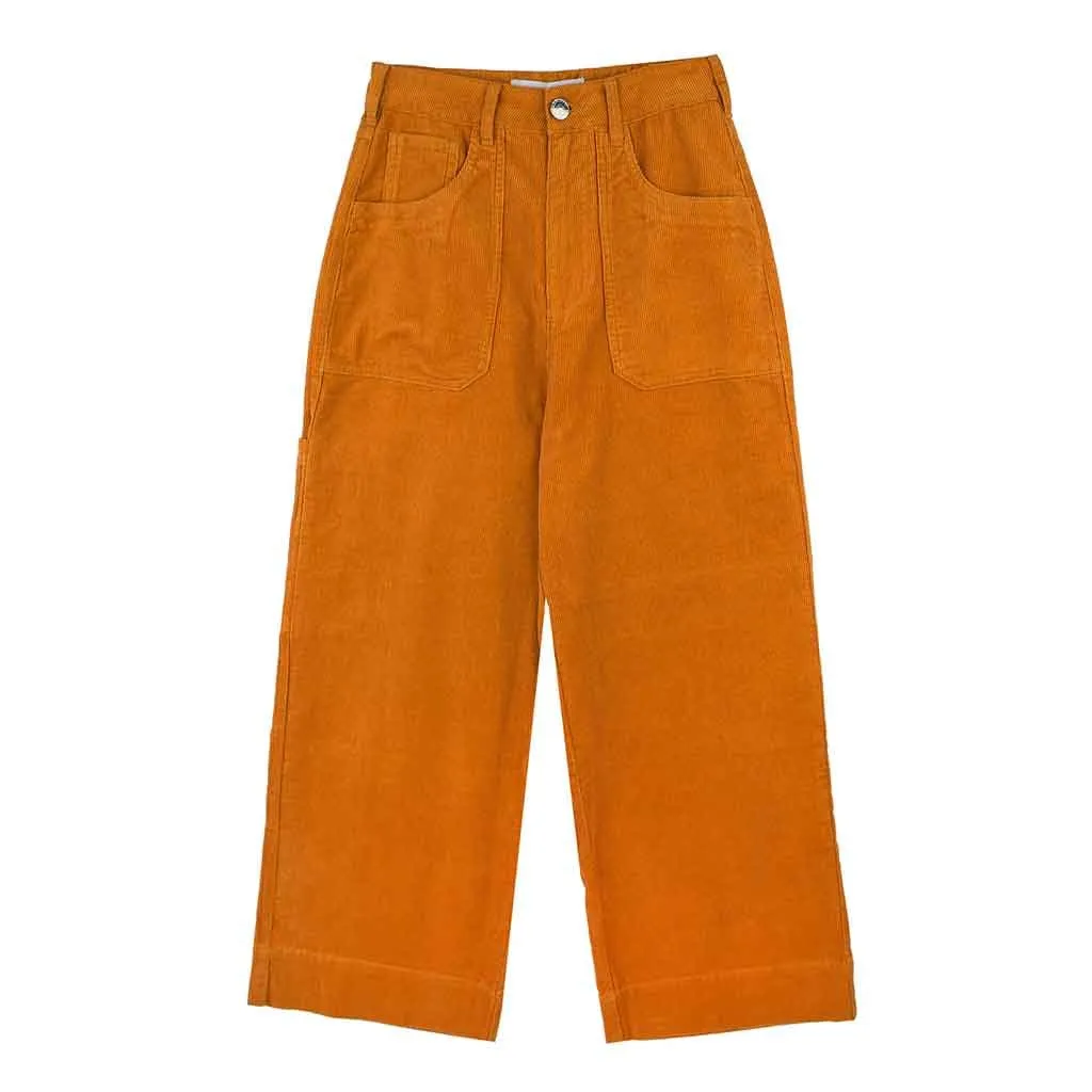 Corduroy Carpenter Pants - Mustard