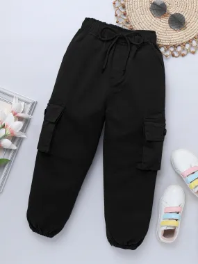 Cotton Black Cargo for Girls & Boys