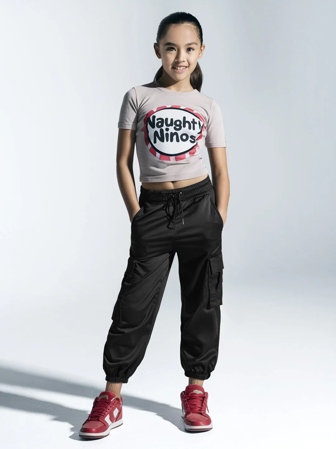Cotton Black Cargo for Girls & Boys