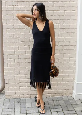 Crochet Fringe Dress-***FINAL SALE**